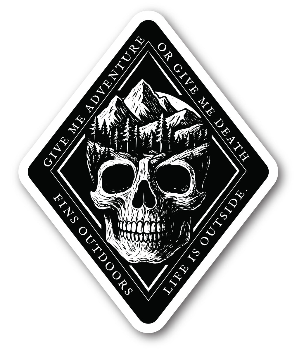 Fins Outdoors Stickers