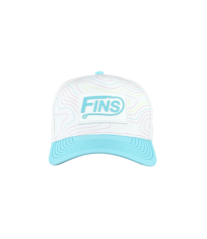 Neon Topo Angler Performance Hat