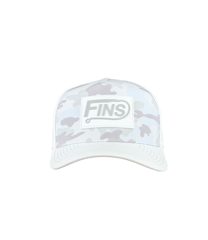 Snow Camo Angler Performance Hat