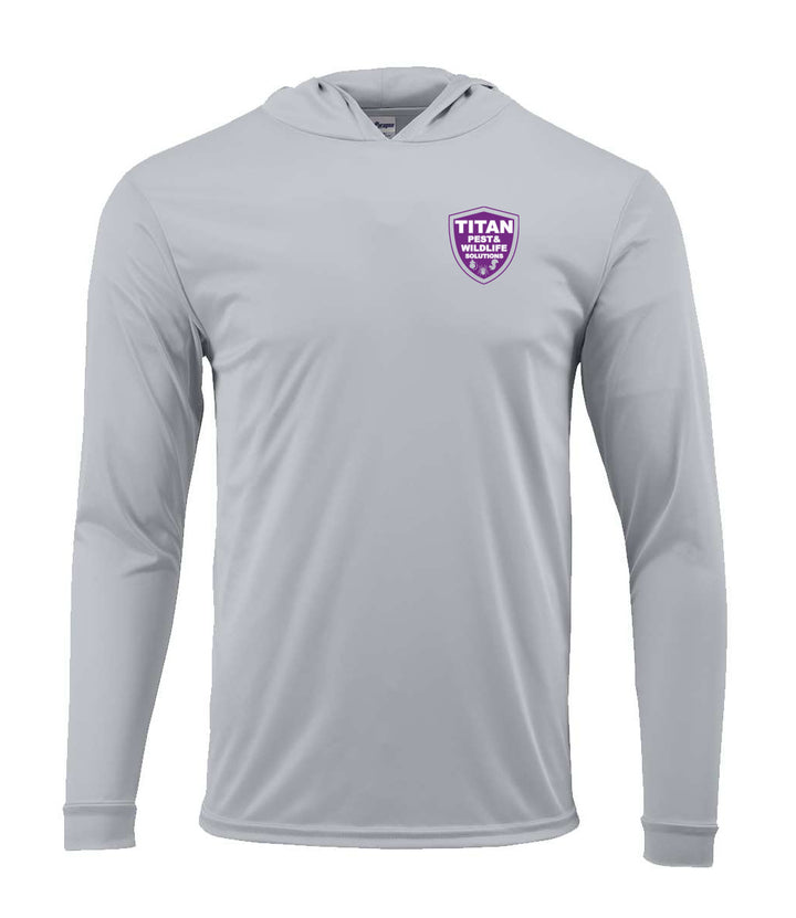Titan UPF Hoodie - Silver