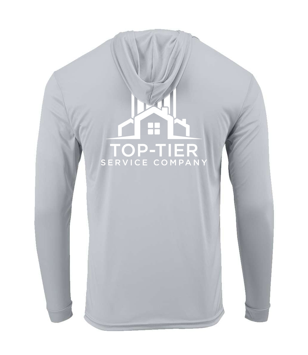 Titan UPF Hoodie - Silver