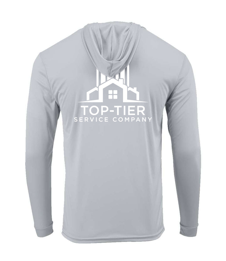 Titan UPF Hoodie - Silver